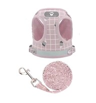 Cofre de Arnés para Gato Xtellar con Correa Rosa M