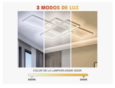 Foto 2 | Foto 2 | Lámpara de Techo Xtellar Moderna Decorativas Led 75w