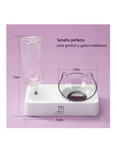 Foto 3 | Foto 3 | Juego de Cuencos Xtellar Inclinados para Gatos