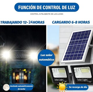 Foto 2 | Foto 2 | Lámpara Solar Xtellar Led Exterior Reflector 800w