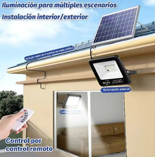 Foto 3 | Foto 3 | Lámpara Solar Xtellar Led Exterior Reflector 800w