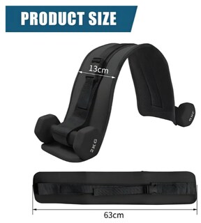 Foto 2 | Foto 2 | Cinturon Entrenamiento Xtellar Hip Thrust Empuje Ajustable Mancuerna