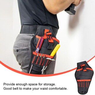 Foto 2 | Foto 2 | Bolsa Para Herramientas Taladro Eléctrico Riñonera Electricista 600d Oxford - Venta Internacional.