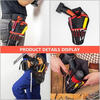 Foto 4 | Foto 4 | Bolsa Para Herramientas Taladro Eléctrico Riñonera Electricista 600d Oxford - Venta Internacional.