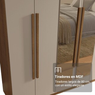 Foto 8 | Foto 8 | Ropero Closet Madesa Venus 6 Puertas 2 Espejos 180cm Mc 02