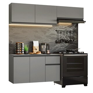Foto 1 | Foto 1 | Cocina Integral Completa Modular Madesa Nice 200cm Gris 1