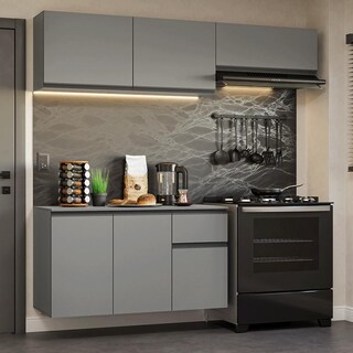 Foto 2 | Foto 2 | Cocina Integral Completa Modular Madesa Nice 200cm Gris 1