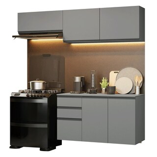 Foto 2 | Foto 2 | Cocina Integral Completa Modular Madesa Nice 200cm Gris 05