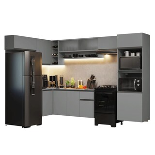 Foto 1 | Foto 1 | Cocina Integral Completa Modular Madesa Nice 465cm Gris 06
