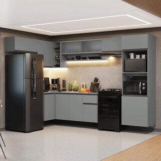 Foto 2 | Foto 2 | Cocina Integral Completa Modular Madesa Nice 465cm Gris 06