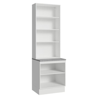 Foto 5 | Foto 5 | Kit Gabinete Bajo Con Armario De Vidrio Madesa Agata 70cm Bg