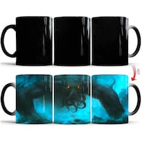 Taza De Café Cthulhu Mythos Cerámica Que Cambia De Color 350 Ml - Venta Internacional.