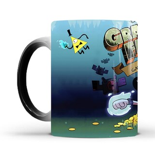 Foto 1 | Foto 1 | Taza De Café De Cerámica Que Cambia De Color Gravity Falls 330 G - Venta Internacional.
