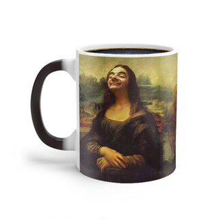 Foto 1 | Foto 1 | Taza De Café De Cerámica Que Cambia De Color Mona Lisa 330 G - Venta Internacional.