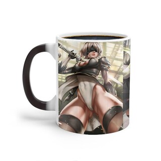 Foto 1 | Foto 1 | Taza De Café De Cerámica Que Cambia De Color Nier Automatas 330 G - Venta Internacional.