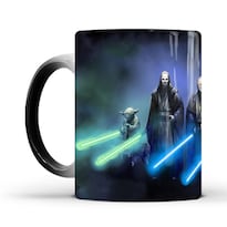 Taza De Café De Cerámica Que Cambia De Color Diseño Del Caballero Jedi 330 G - Venta Internacional.