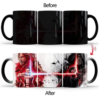 Foto 1 | Foto 1 | Taza Térmica Para Café Y Té Mug Jedi Cerámica Que Cambia De Color - Venta Internacional.