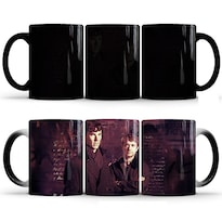 Taza Sherlock Detective De Cerámica Que Cambia De Color 330 G - Venta Internacional.