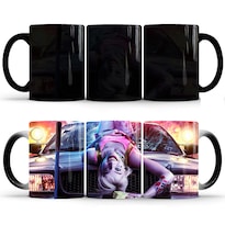 Taza De Café De Cerámica Que Cambia De Color Harleys Quinns 330 G - Venta Internacional.