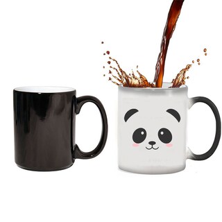 Foto 1 | Foto 1 | Taza Térmica Para Café Y Té Mug Panda De Cerámica Que Cambia De Color - Venta Internacional.
