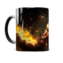 Taza De Café De Cerámica Que Cambia De Color Gods Wars 330 G 9 6 X 8 2 Cm - Venta Internacional.