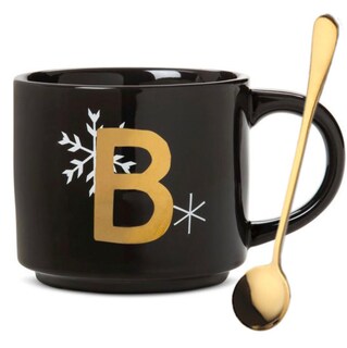 Foto 1 | Foto 1 | Taza De Café De Cerámica Con Letra B 401 Ml Capacidad De 500 Ml Para Adultos - Venta Internacional.