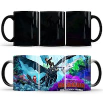 Taza De Cerámica Con Forma De Tren De Dragones Para Café Sin Dientes Cambia De Color - Venta Internacional.