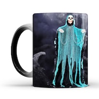 Taza Halloween Resurrection Skeleton De Cerámica Que Cambia De Color - Venta Internacional.