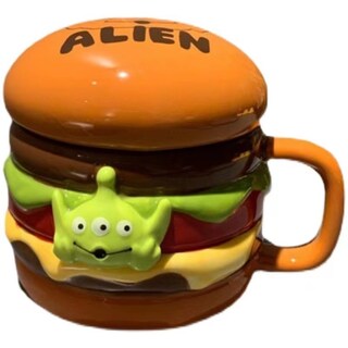 Foto 1 | Foto 1 | Taza De Café De Cerámica Con Diseño De Hamburguesa Capacidad De 350 Ml - Venta Internacional.