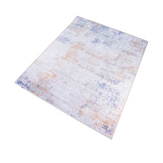 Foto 1 | Foto 1 | Tapete Decorativo 2x3m Ilios Innova Diseño Nórdico Opalo Azul Alfombra Grande Antideslizante