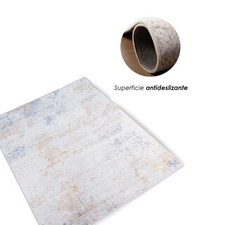 Foto 7 | Foto 7 | Tapete Decorativo 2x3m Ilios Innova Diseño Nórdico Opalo Azul Alfombra Grande Antideslizante