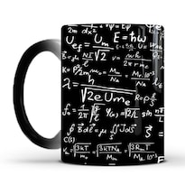 Taza De Cerámica Que Cambia De Color Con Fórmula Matemática Física - Venta Internacional.