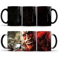 Taza De Café De Cerámica Que Cambia De Color Attack On Titans - Venta Internacional.