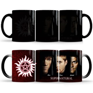 Foto 1 | Foto 1 | Taza De Café De Cerámica Supernaturals Térmica Que Cambia De Color - Venta Internacional.