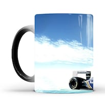 Taza De Cerámica De Ayrtons Sennas Diseño De Coche De Carreras Que Cambia De Color - Venta Internacional.