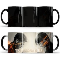 Taza De Café De Cerámica Supernaturals Térmica Que Cambia De Color - Venta Internacional.