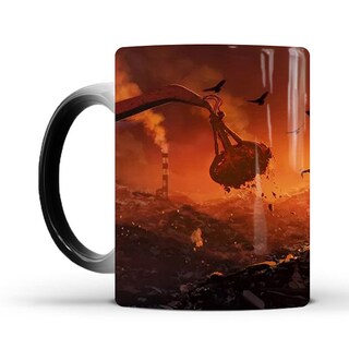Foto 1 | Foto 1 | Taza Alita Battleange De Cerámica Que Cambia De Color Para Café 330 G - Venta Internacional.