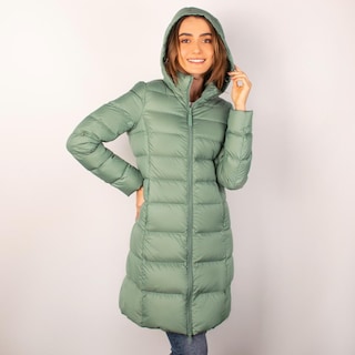 Foto 6 | Foto 6 | Chamarra Larga Capitonada Para Mujer Con Capucha Desmontable Greenlander Verde