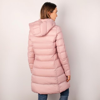 Foto 8 | Foto 8 | Chamarra Larga Capitonada Para Mujer Con Capucha Desmontable Greenlander Rosa