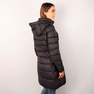 Foto 8 | Foto 8 | Chamarra Larga Capitonada Para Mujer Con Capucha Desmontable Greenlander Negro