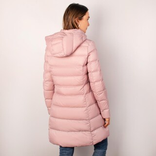 Foto 8 | Foto 8 | Chamarra Larga Capitonada Para Mujer Con Capucha Desmontable Greenlander Rosa