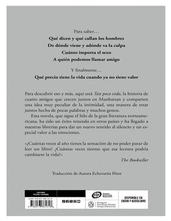 Foto 2 | Foto 2 | Libro Tan Poca Vida Hanya Yanagihara Editorial Debolsillo