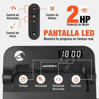 Foto 3 | Foto 3 | Caminadora Electrica Altera Homestep Plus Con Agarradera 2 Hp 1-10 Km/h