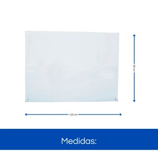 Foto 3 | Foto 3 | Pizarron De Vidrio Blanco 90x120 cm Jauz Improvement J0645 Color Blanco