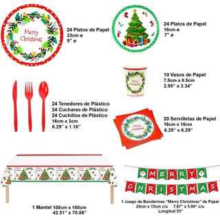 Foto 5 | Foto 5 | Set De Vajilla Navidad Ventdepot Mxdxc-003 3kits Navideño Multicolor