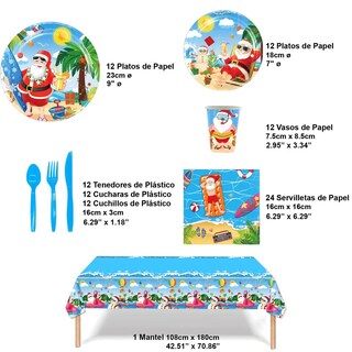 Foto 5 | Foto 5 | Set Navideño De Vajilla Servilletas Ventdepot Mxdxf-006 10 kits