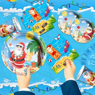 Foto 6 | Foto 6 | Set Navideño De Vajilla Servilletas Ventdepot Mxdxf-006 10 kits