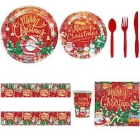 Kit Navideño de Vajilla Ventdepot Mxdxh-004 Multicolor