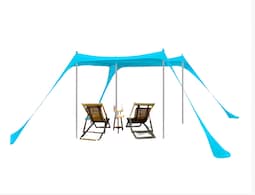 Toldo De Playa Modelo Azul