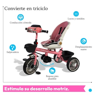 Foto 6 | Foto 6 | Triciclo Infantil The Baby Shop Rosa